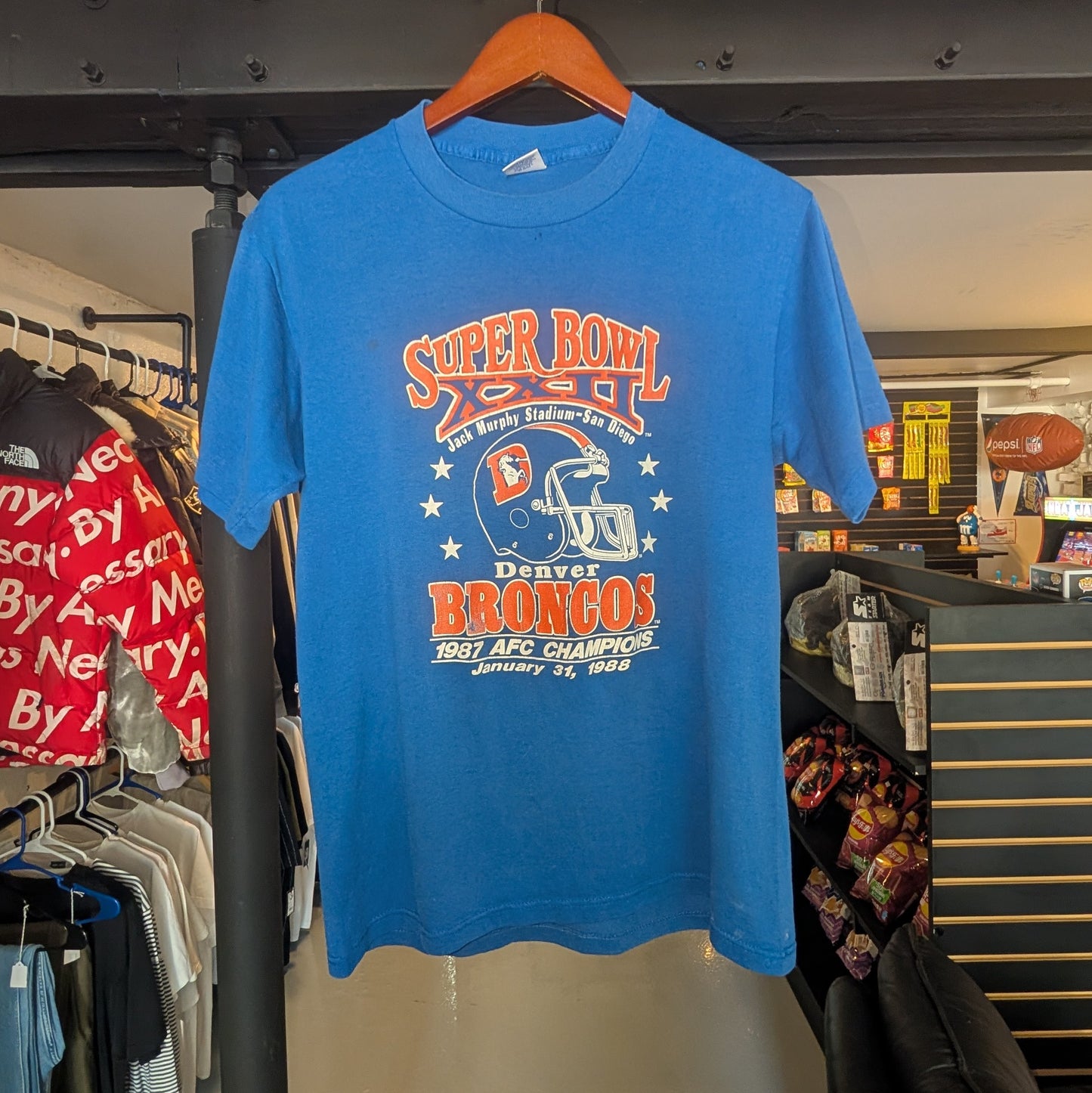 Broncos 1987 AFC Champions Tee (Blue)