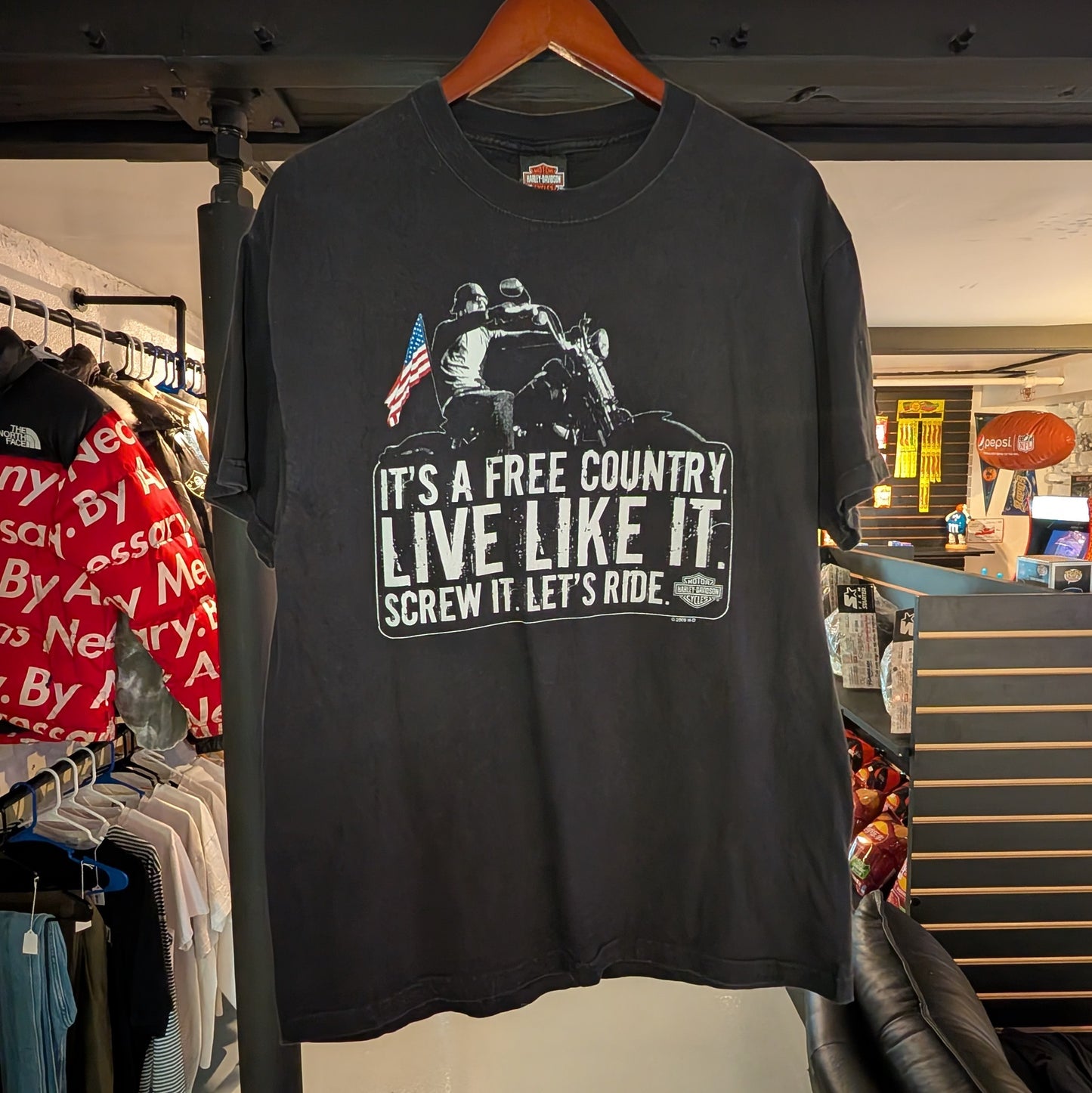 Free Country Harley Davidson Tee