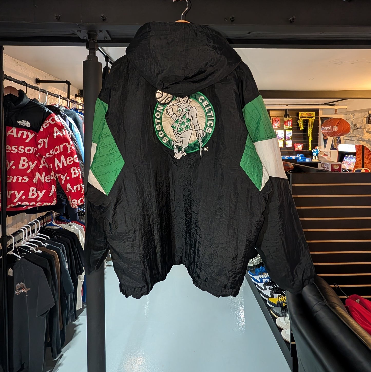 Boston Celtics 1/4 Zip Starter Jacket