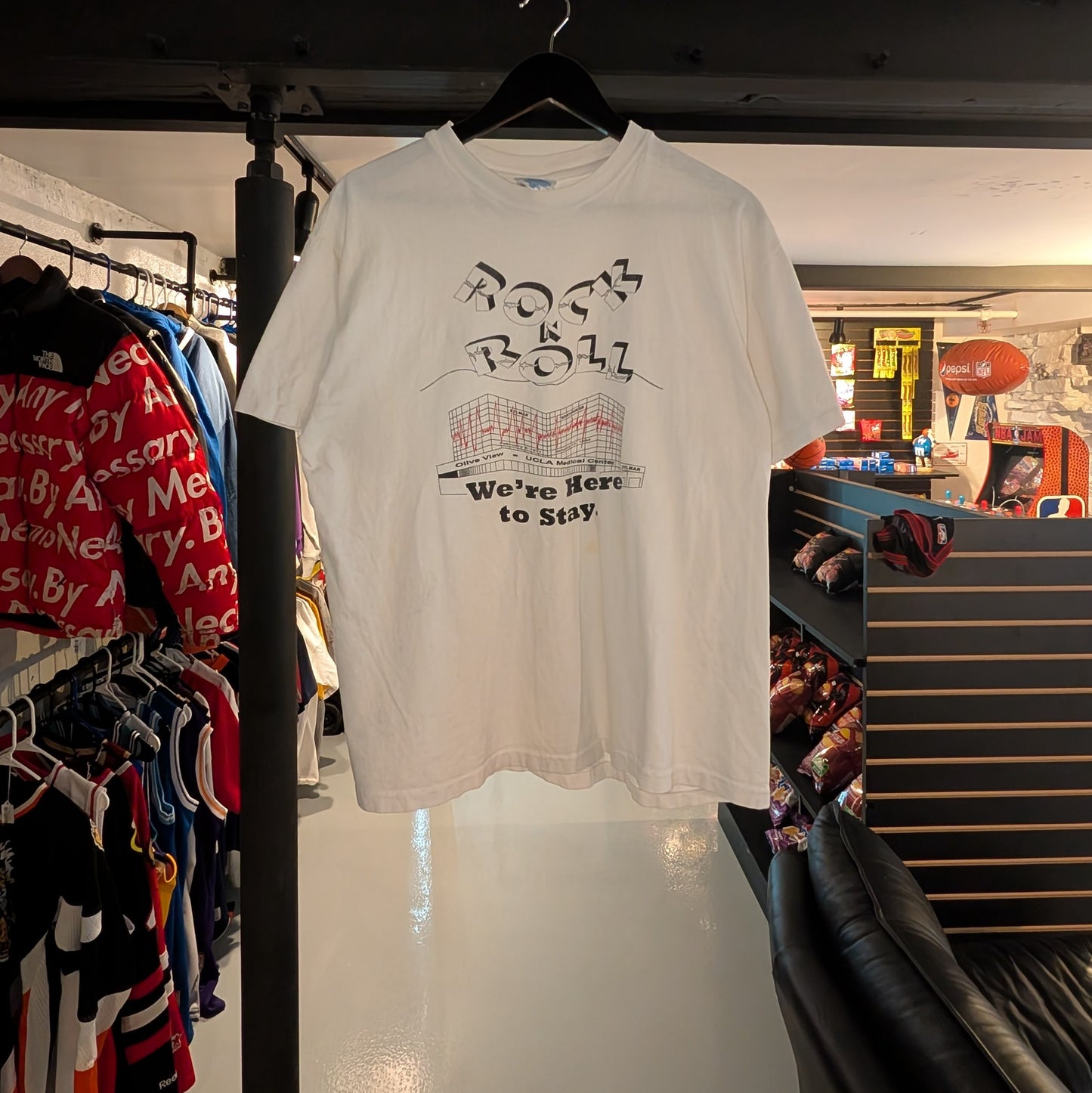 Rock N Roll Were Here To Stay Tee