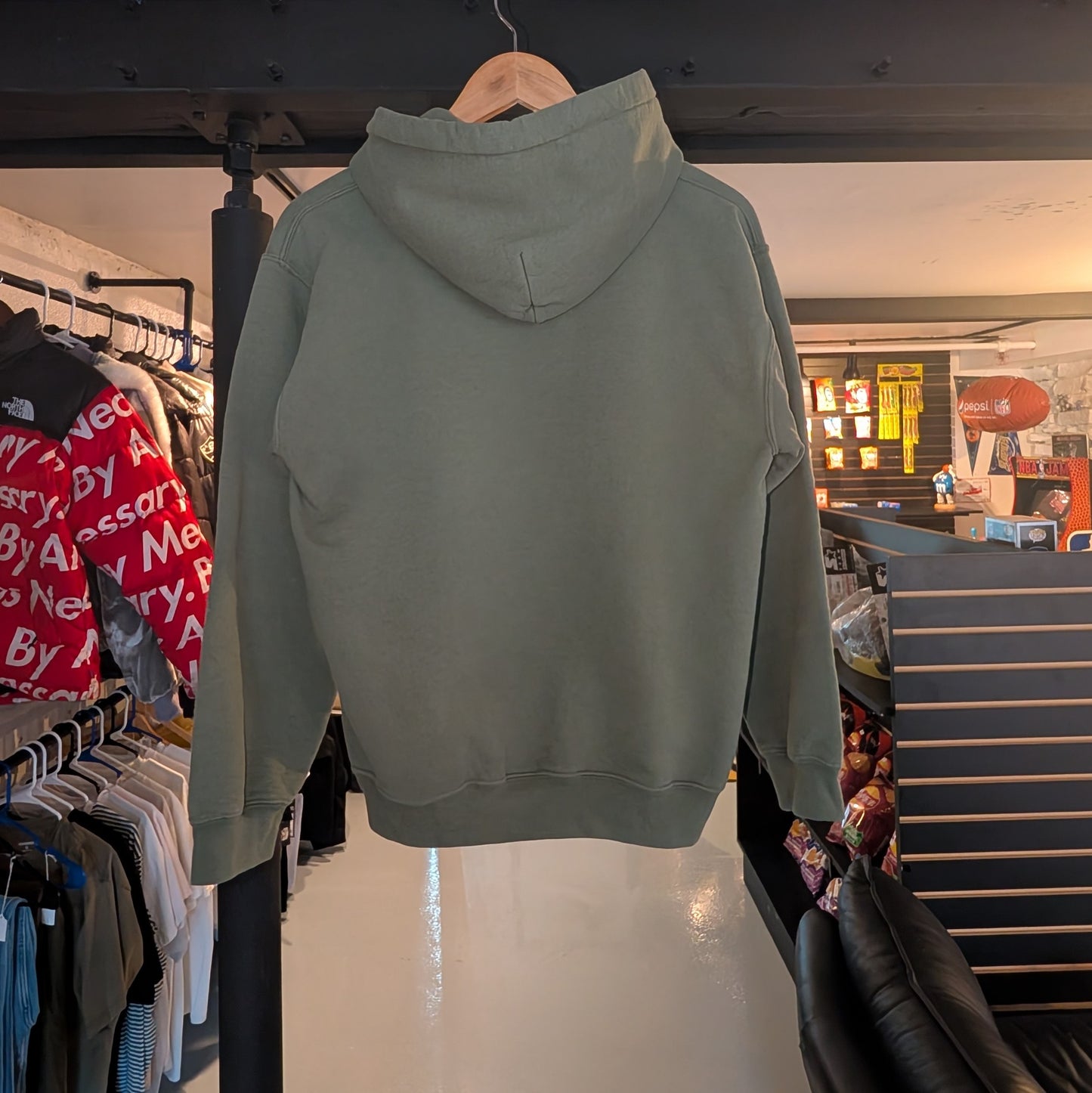 Army Green Blank Hoodie