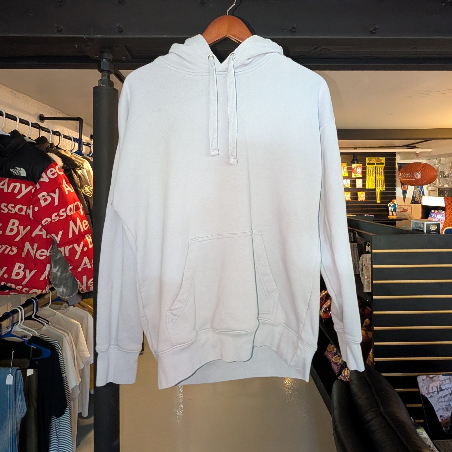 Light Blue Blank Hoodie