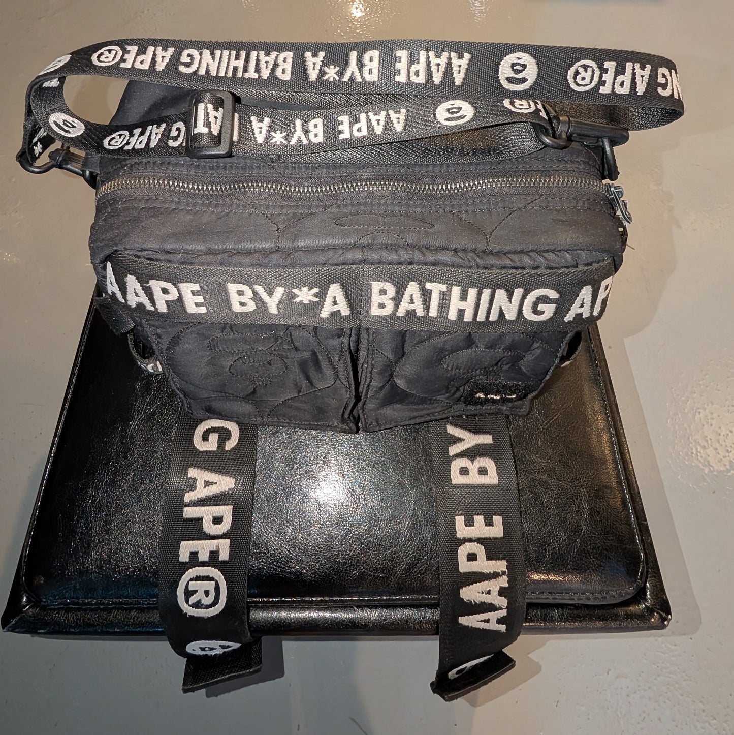 Aape By A Bathing Ape Side Bag