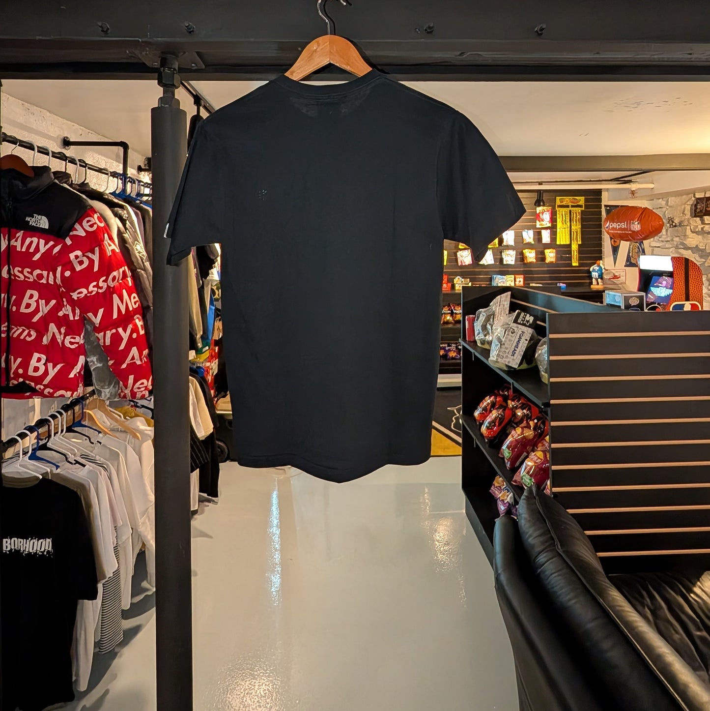 A Bathing Ape Camo College Tee (Black/Pink)