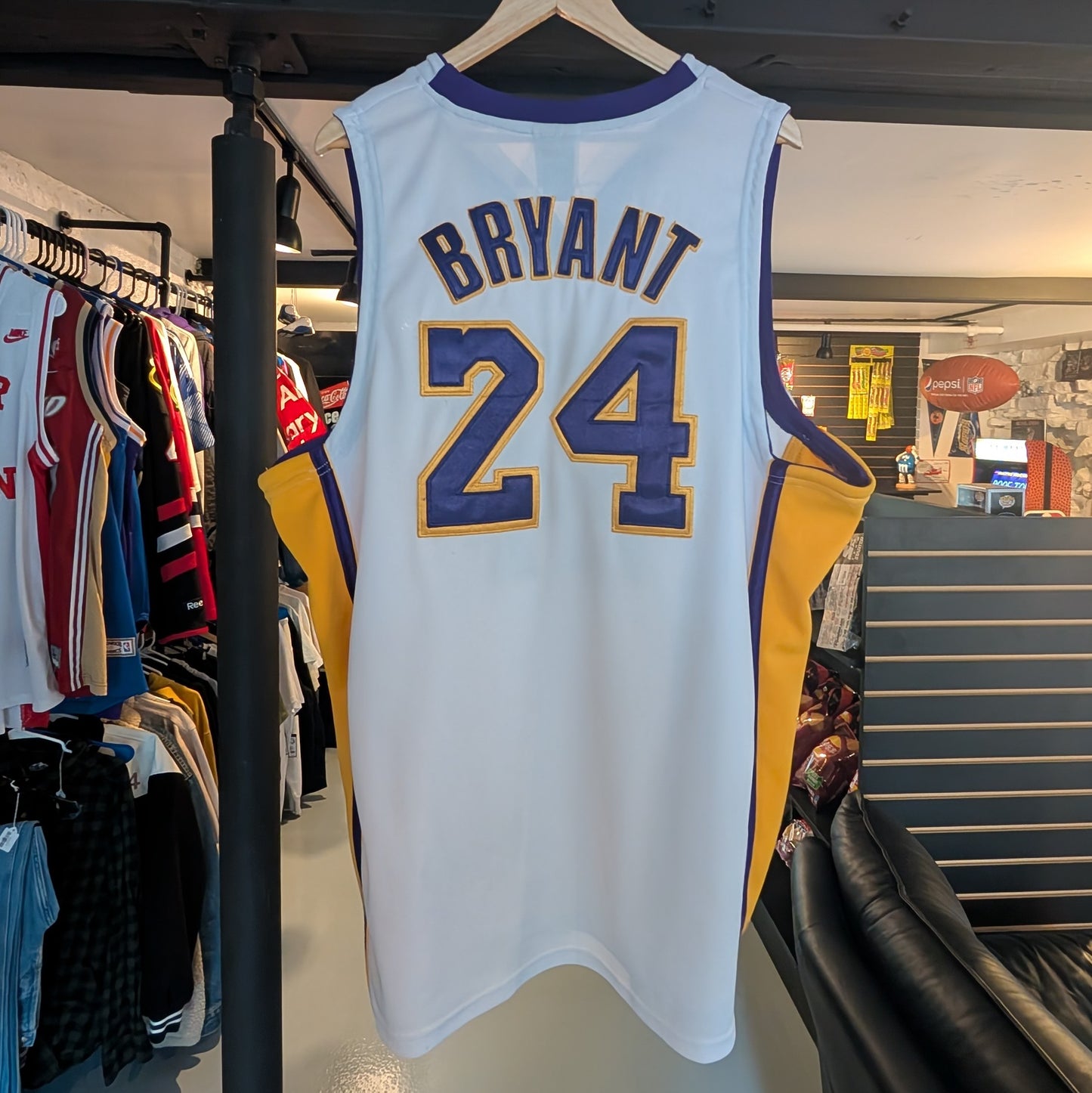 Kobe Bryant White Lakers Jersey