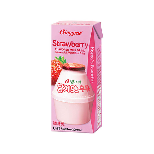 Binggrae Strawberry Milk (Korea)