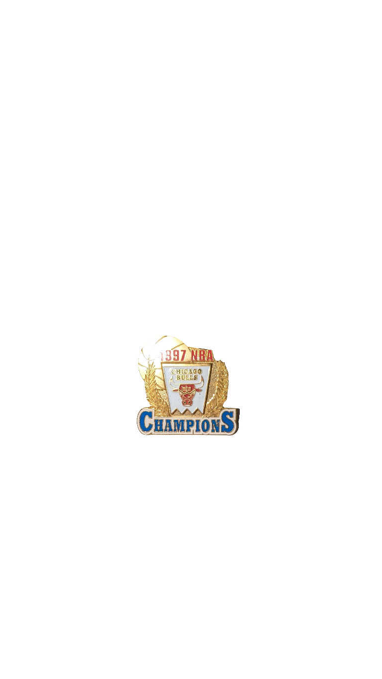 Chicago Bulls 1997 NBA Champions PIN