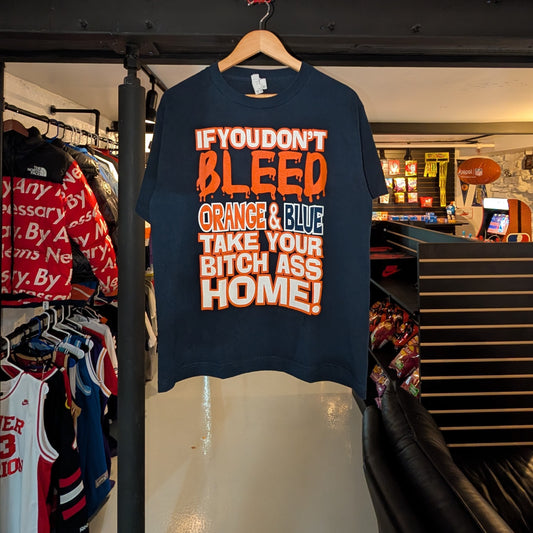 Bleed Orange and Blue Tee