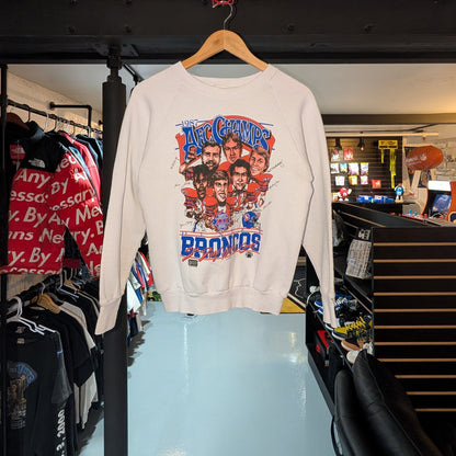 Denver Broncos 1987 AFC Champions Caricature Crewneck