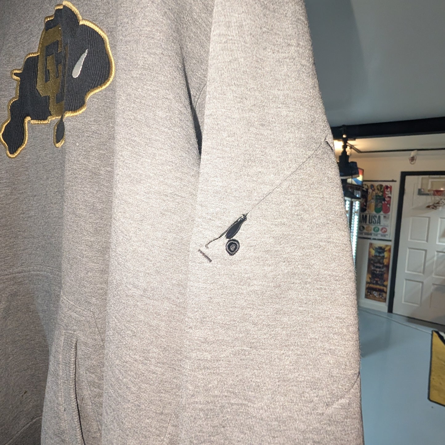 Nike Colorado Buffaloes Ribbed Logo Hoodie