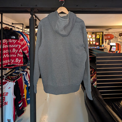 Grey Nike Club Pullover Fleece Hoodie