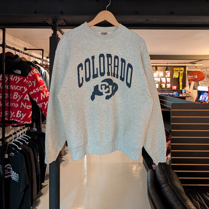 Navy Font Colorado Buffaloes Crewneck