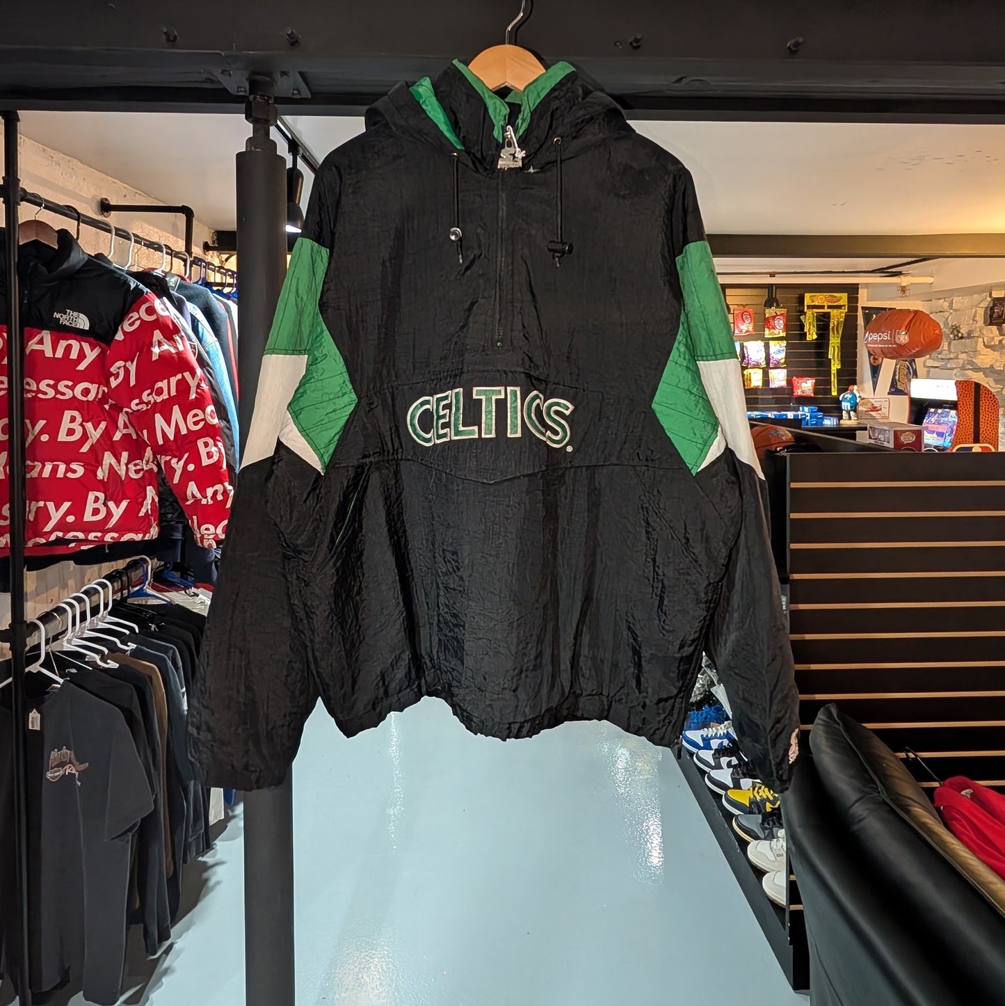 Boston Celtics 1/4 Zip Starter Jacket