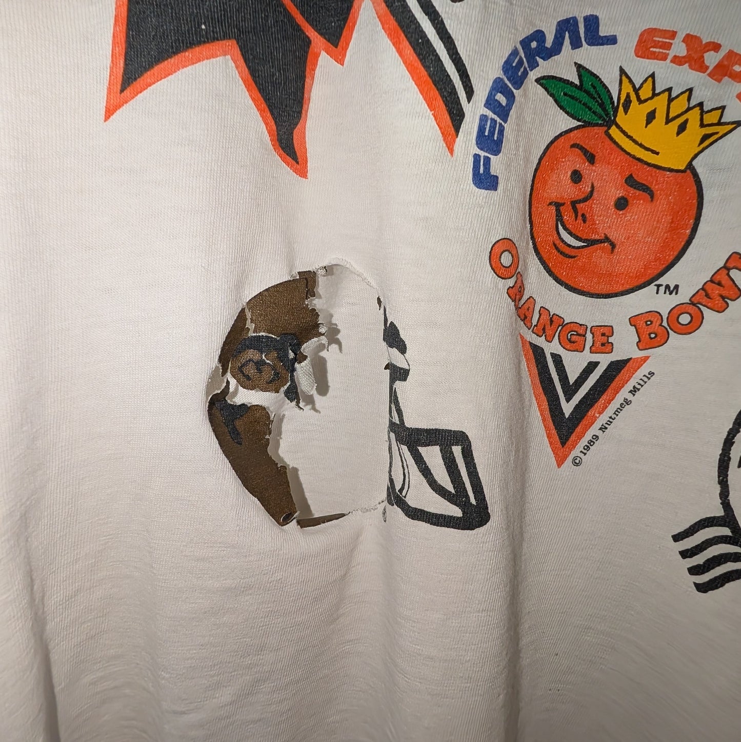 Colorado Buffaloes 1990 Orange Bowl Tee (Damaged)