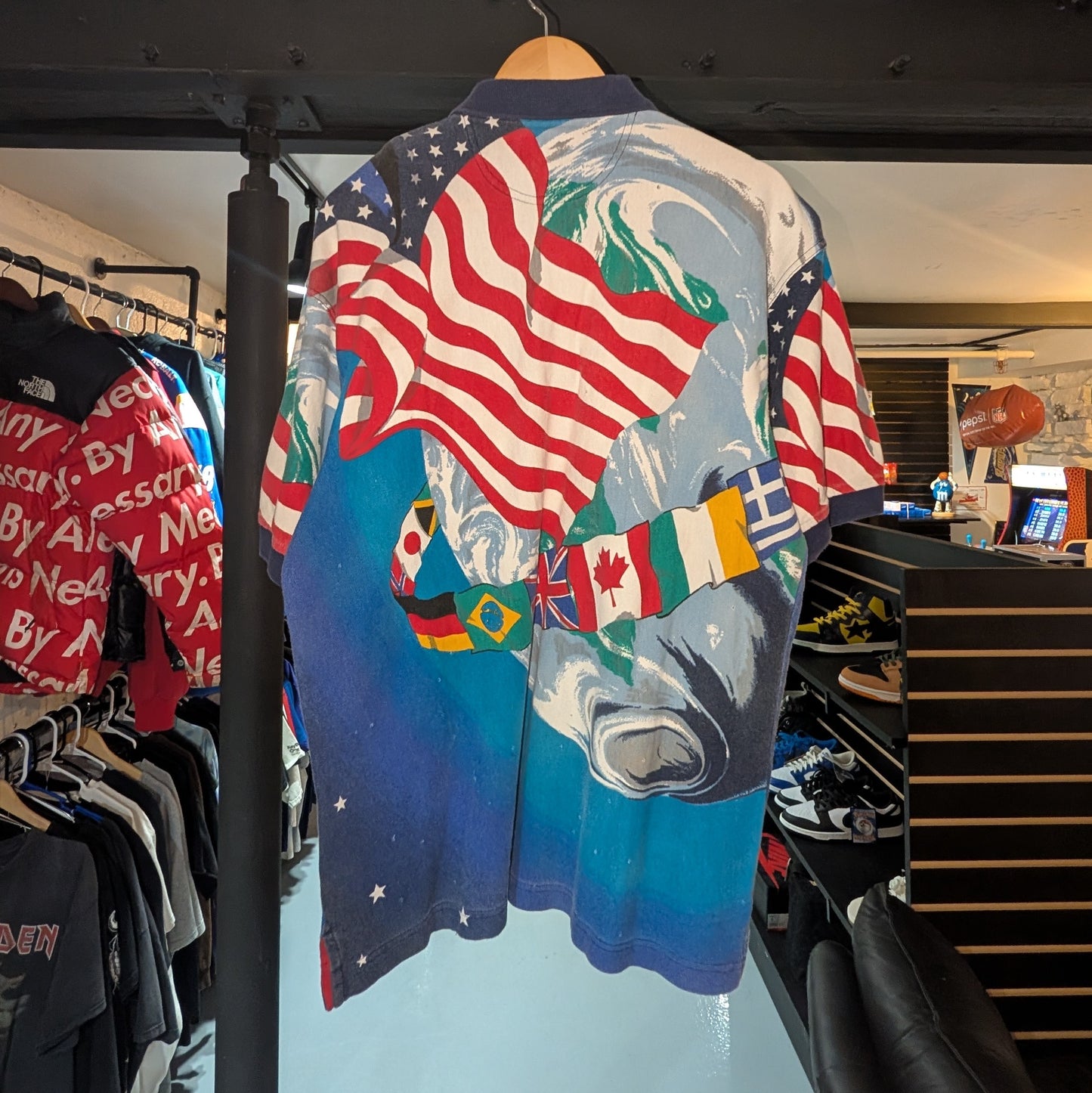 Cotton Traders Sports World Flags Polo