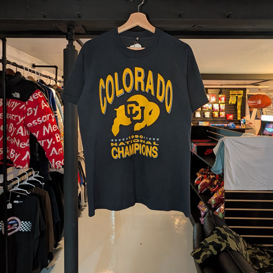 VTG Colorado Buffaloes 1990 National Champions Tee (Black)