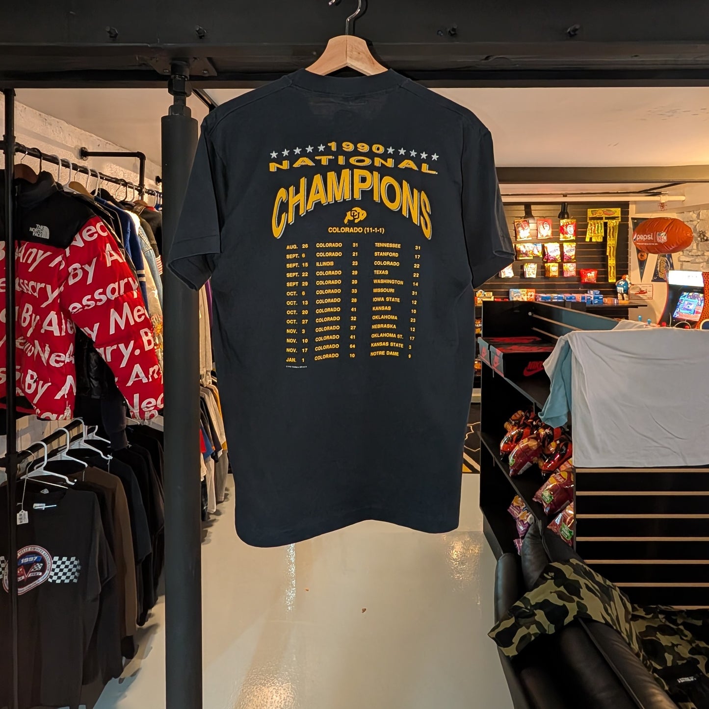 VTG Colorado Buffaloes 1990 National Champions Tee (Black)