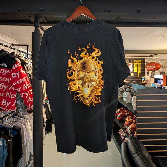 Flaming Skull Tee