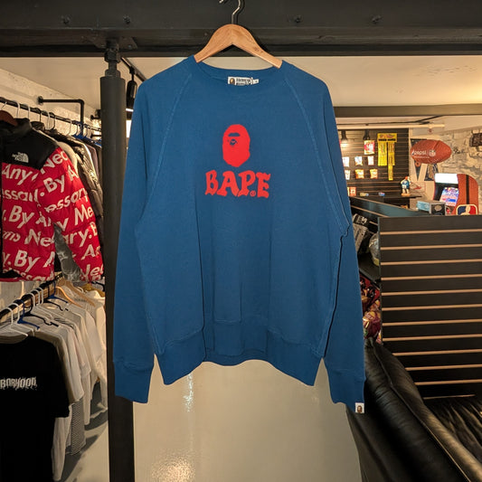 A Bathing Ape Crewneck (Blue)