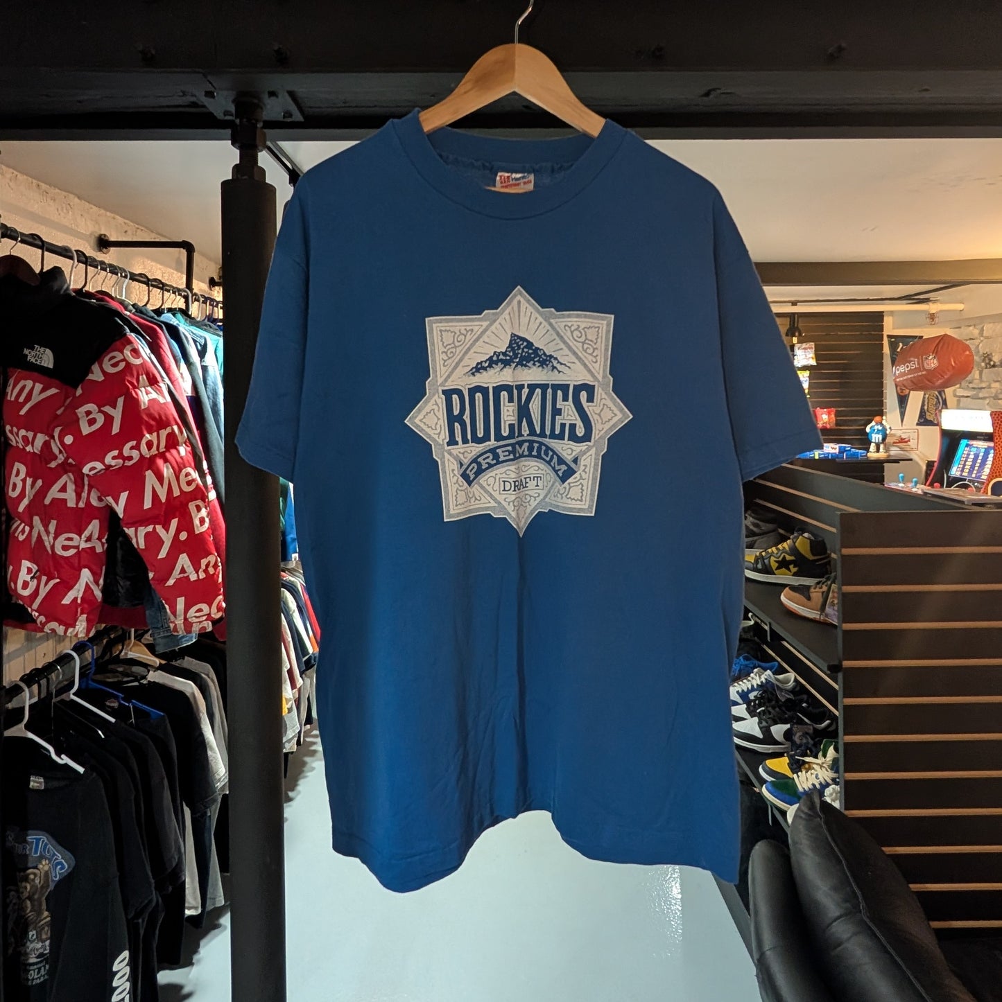 Vtg Rockies Premium Draft Tee