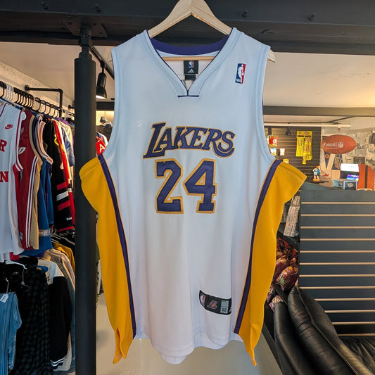 Kobe Bryant White Lakers Jersey
