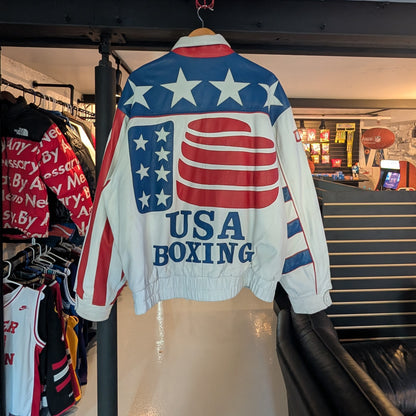 USA Boxing Leather Jacket
